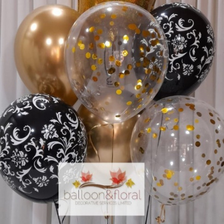 Helium balloon arrangement