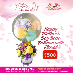 Happy Mother's Day Bobo Balloon with Floral